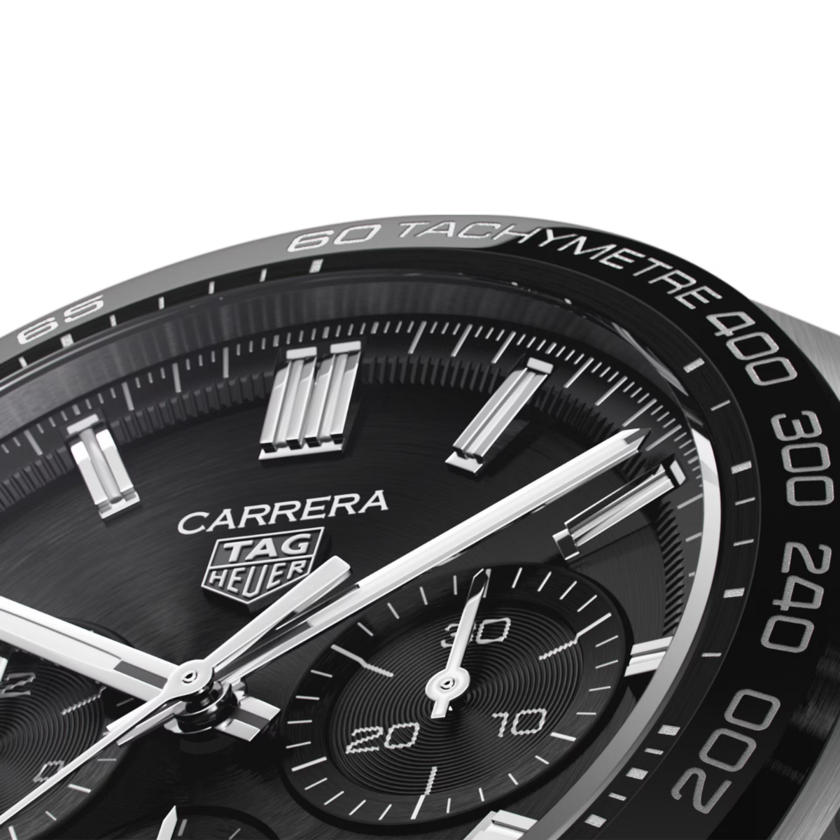 Relógio T.H Carrera Chronograph Fundo Preto Tachymetre