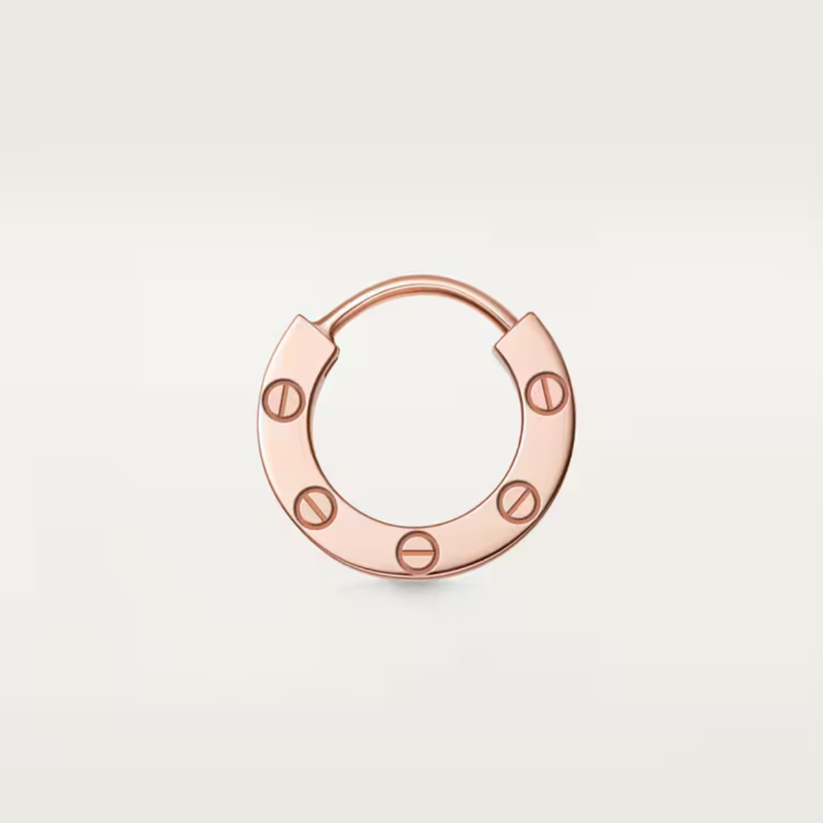 Brinco Love Cartier - Ouro Rose