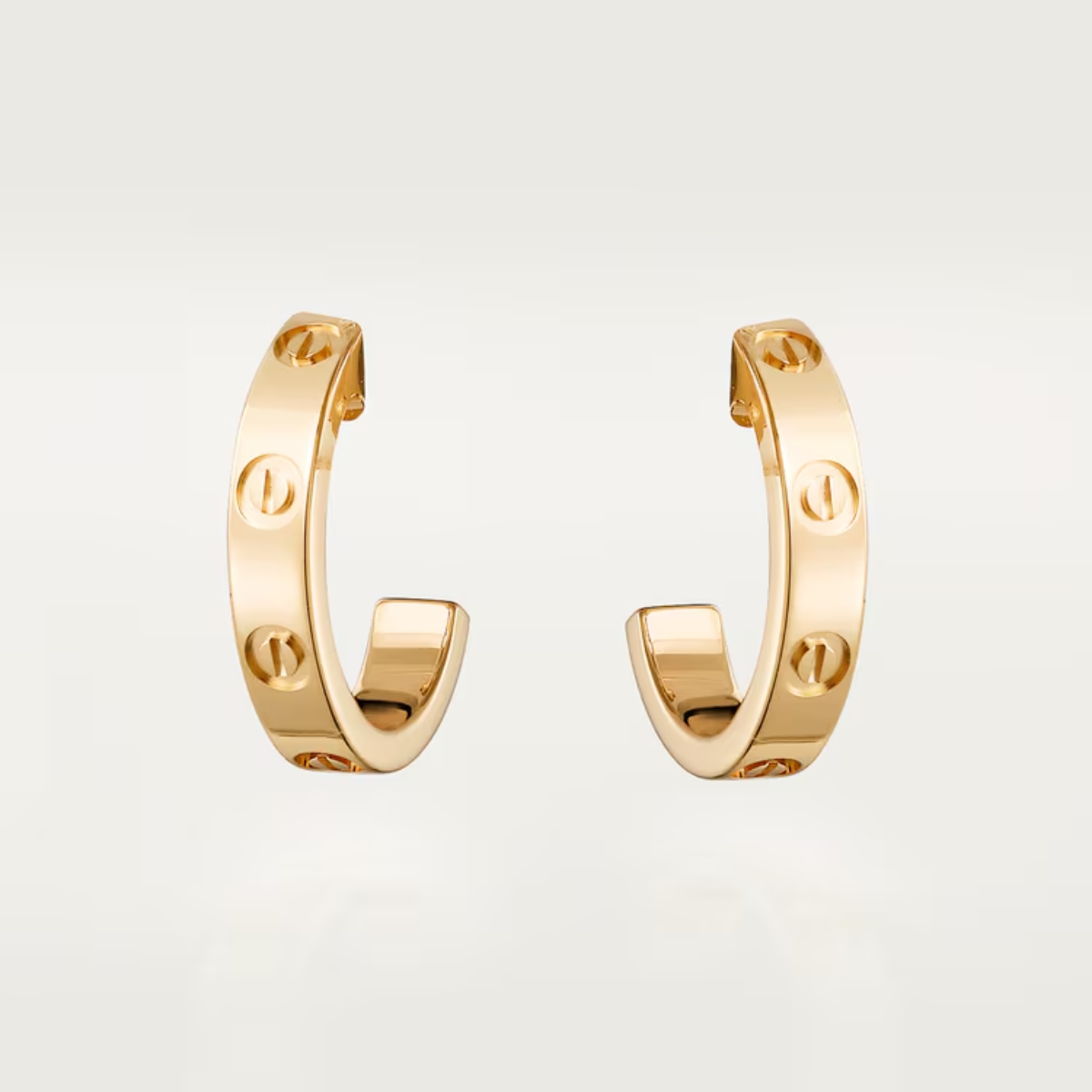 Brincos Love Argola - Ouro 18K