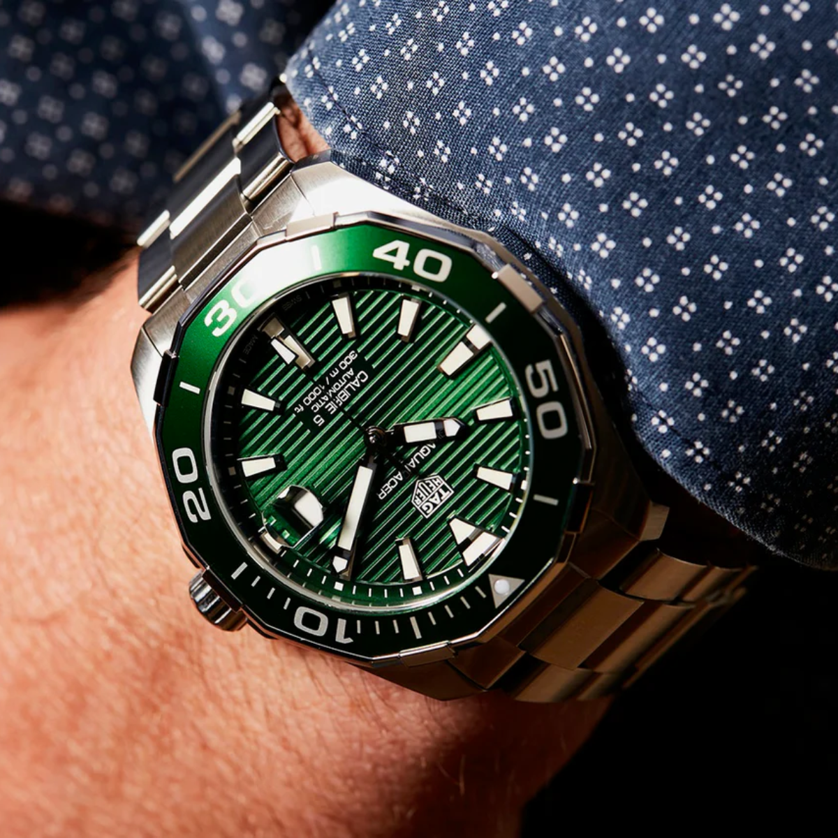 Relógio T.H Aquaracer Verde Calibre 5