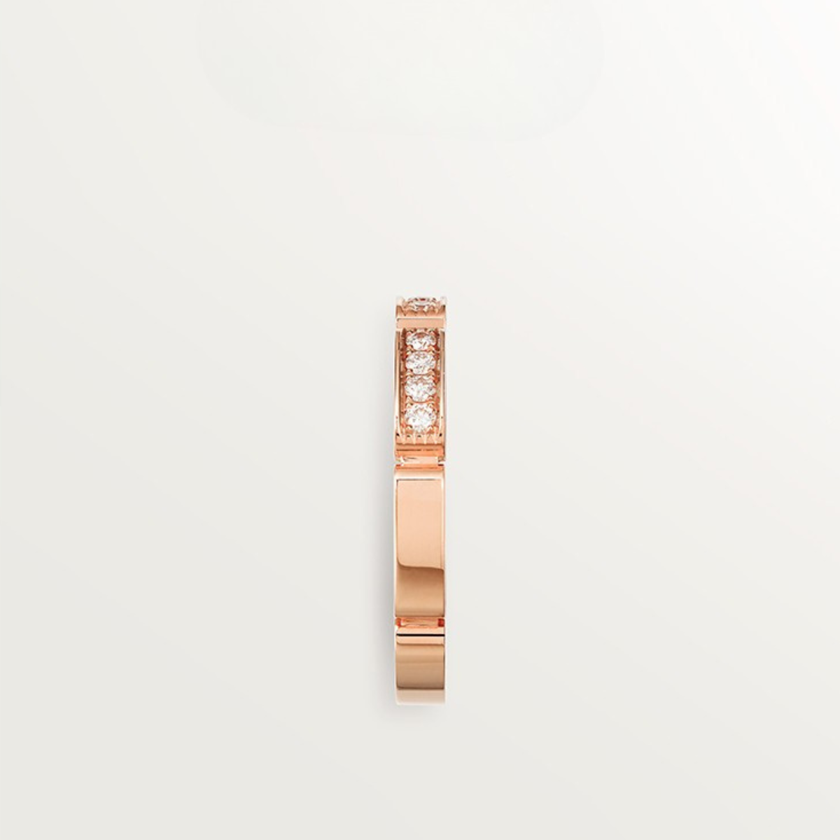 Anel Maillon Panthè Cartier - Ouro Rose