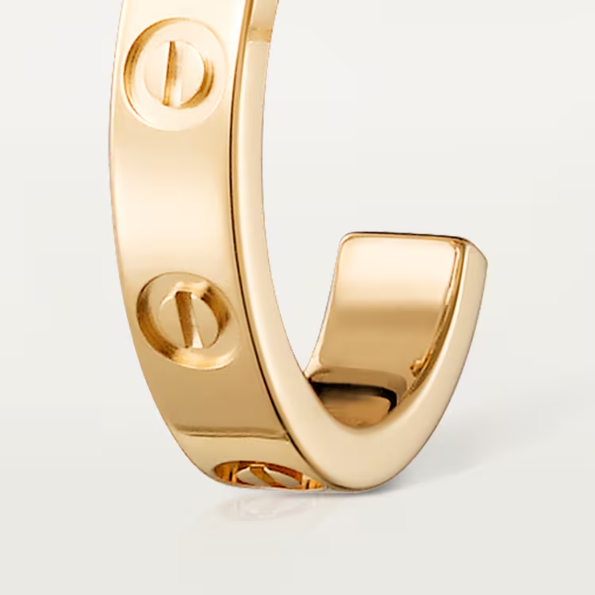 Brincos Love Argola - Ouro 18K