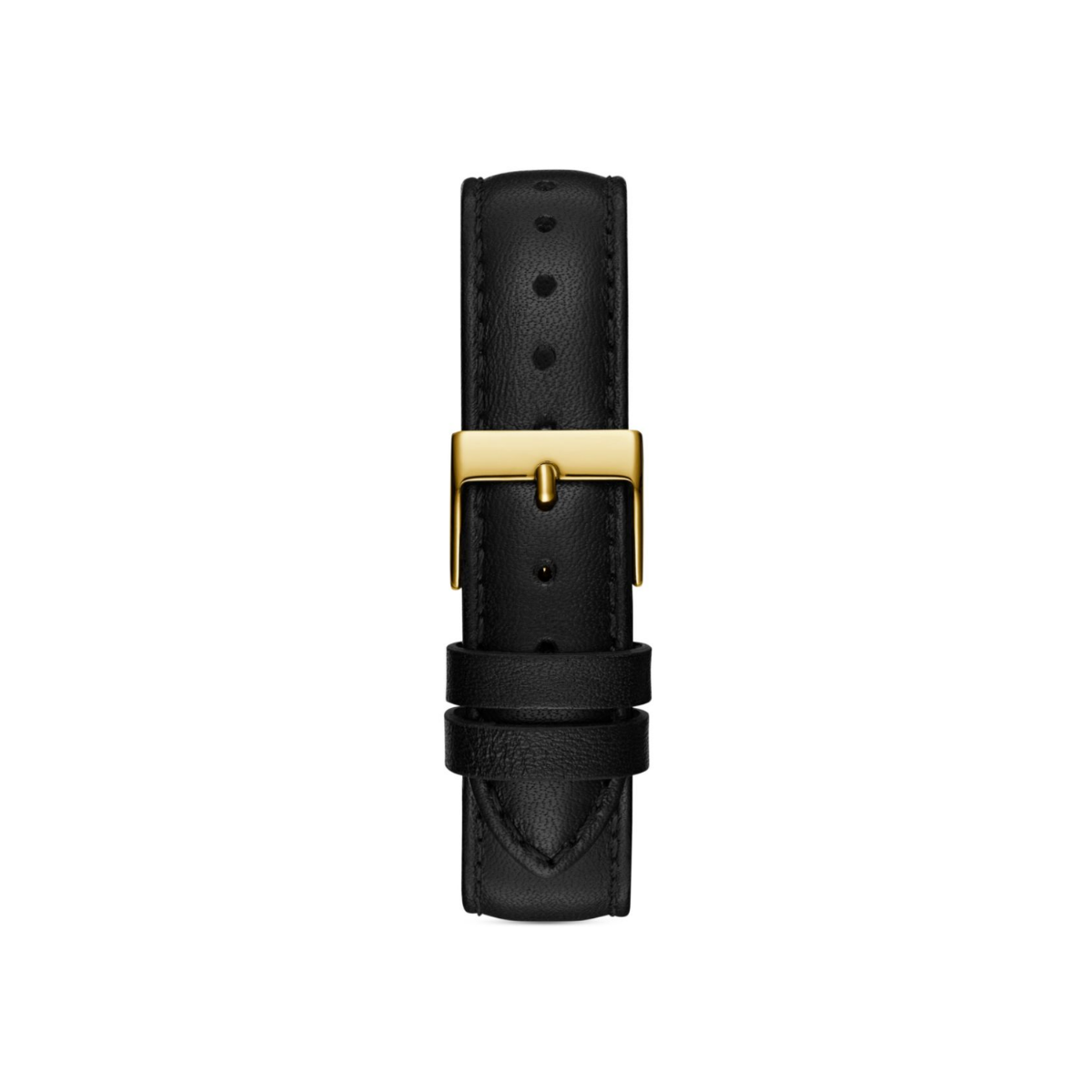 Relógio Tri Plaque Pulseira de Couro - Ouro 18K