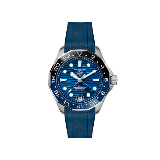 Relógio T.h Aquaracer Azul Professional 300 Date GMT