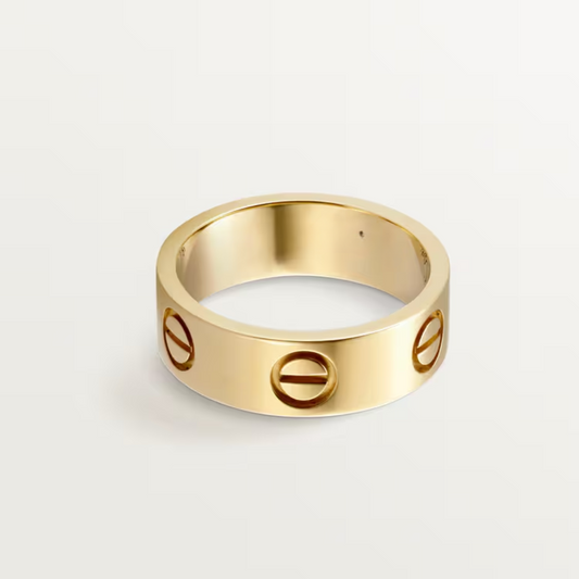 Anel Aliança Classic Love - Ouro 18K