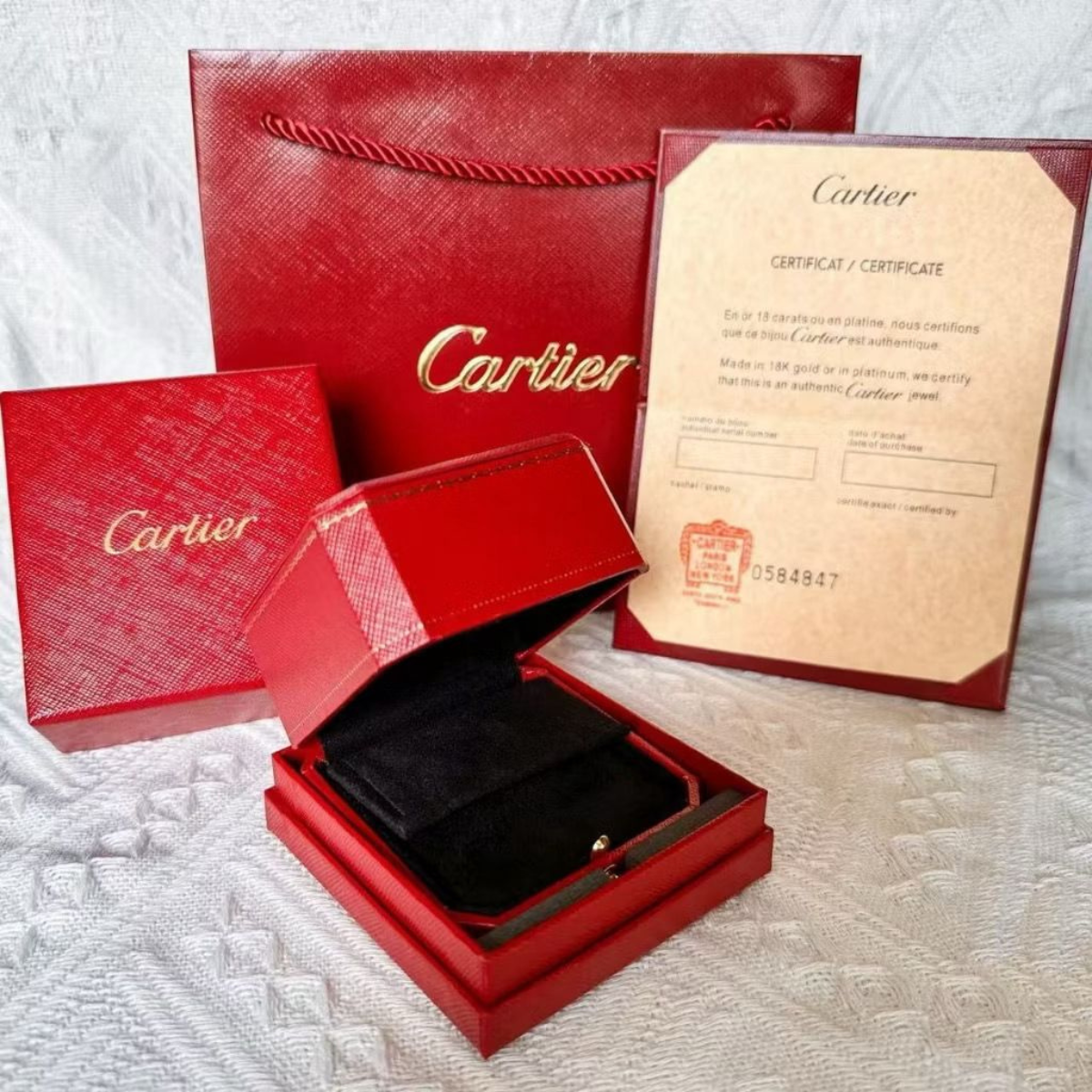Embalagem Cartier + Complementos
