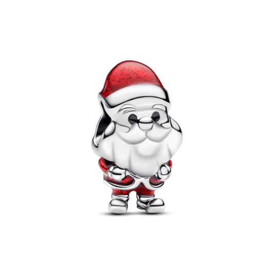 Berloque Papai Noel Esmaltado