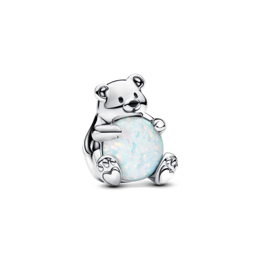 Berloque Urso Polar e Bola de Neve