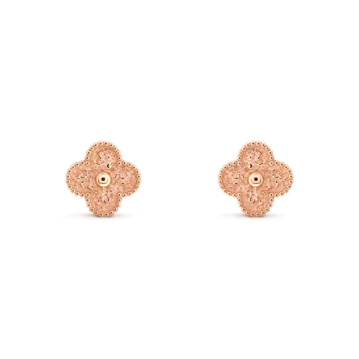 Brinco Pingente Vintage Trevo Discovery - Ouro Rose