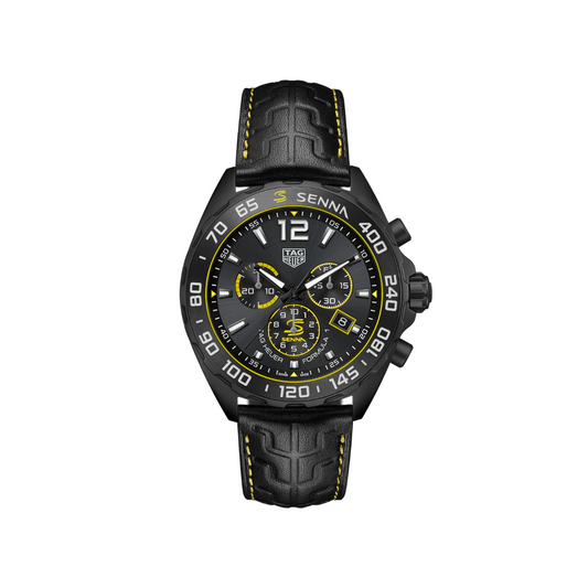 Relógio T.H Formula 1 Senna Edição Especial Pulseira de Couro