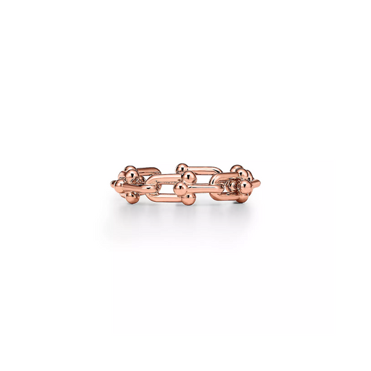 Anel Micro Elos Hardwear - Ouro Rose