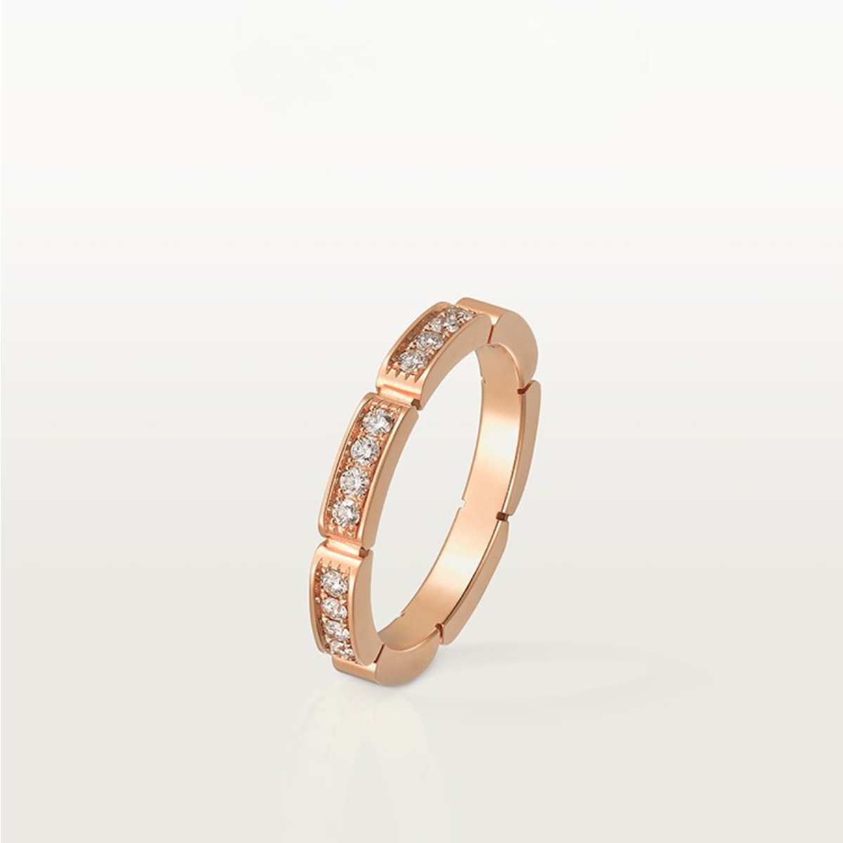 Anel Maillon Panthè Cartier - Ouro Rose