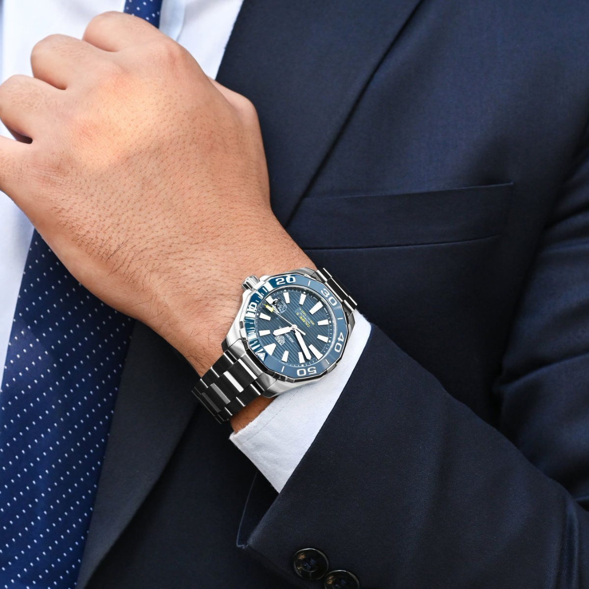 Relógio T.H Aquaracer Azul Calibre 5