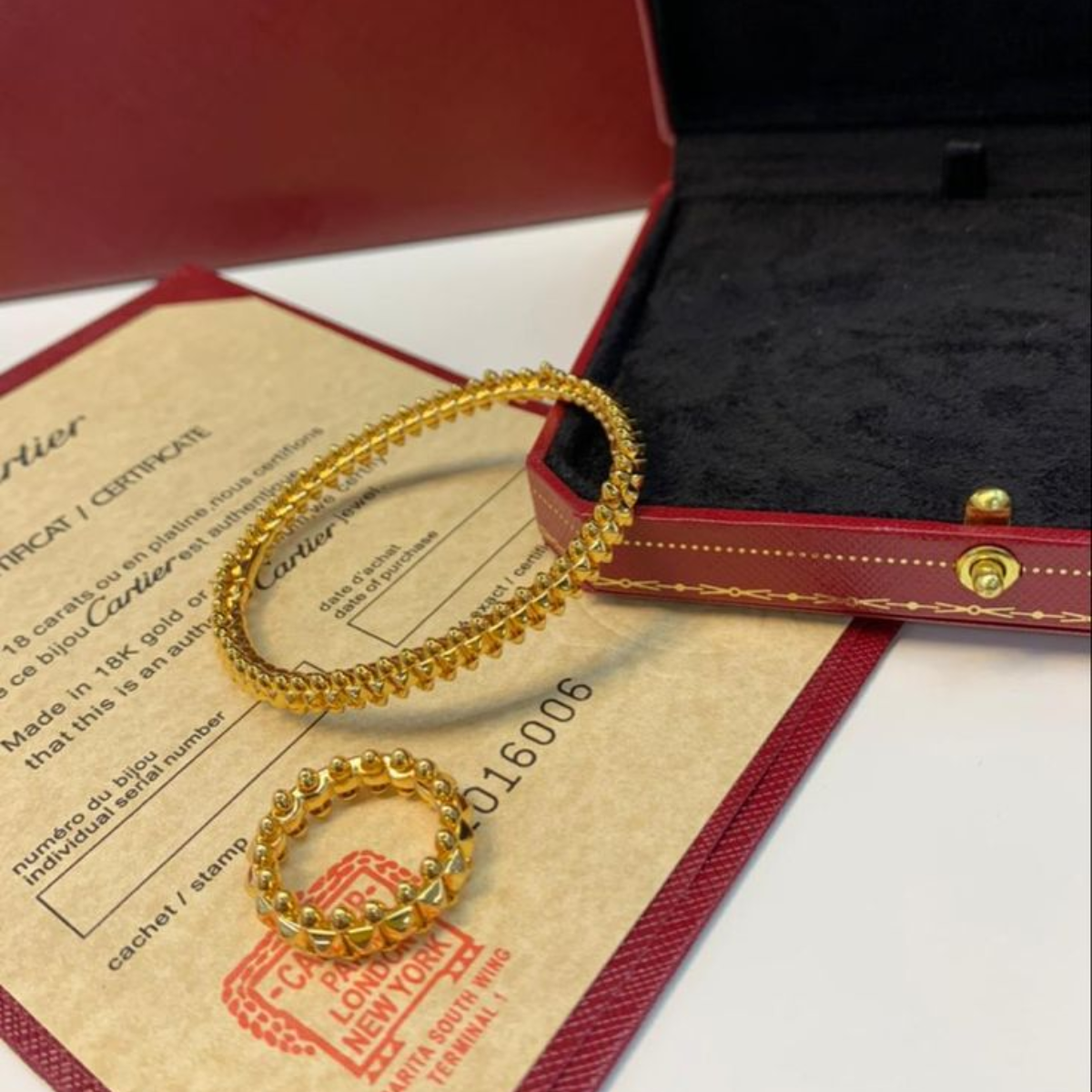 Bracelete Cartier Clash - Ouro 18K