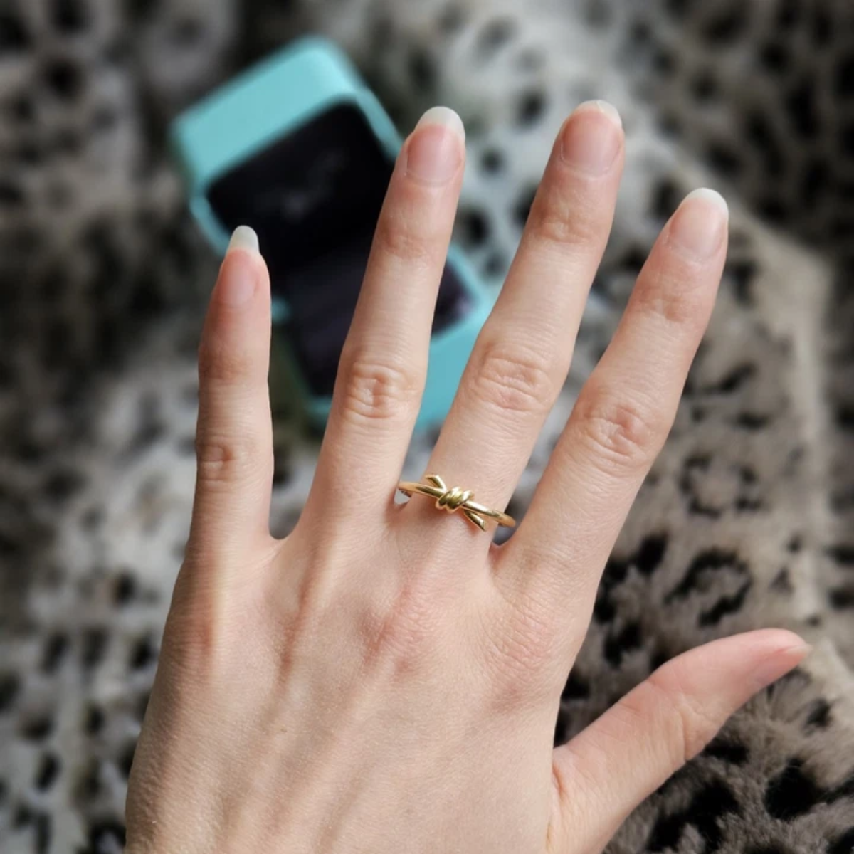 Anel Knot Nó - Ouro 18k