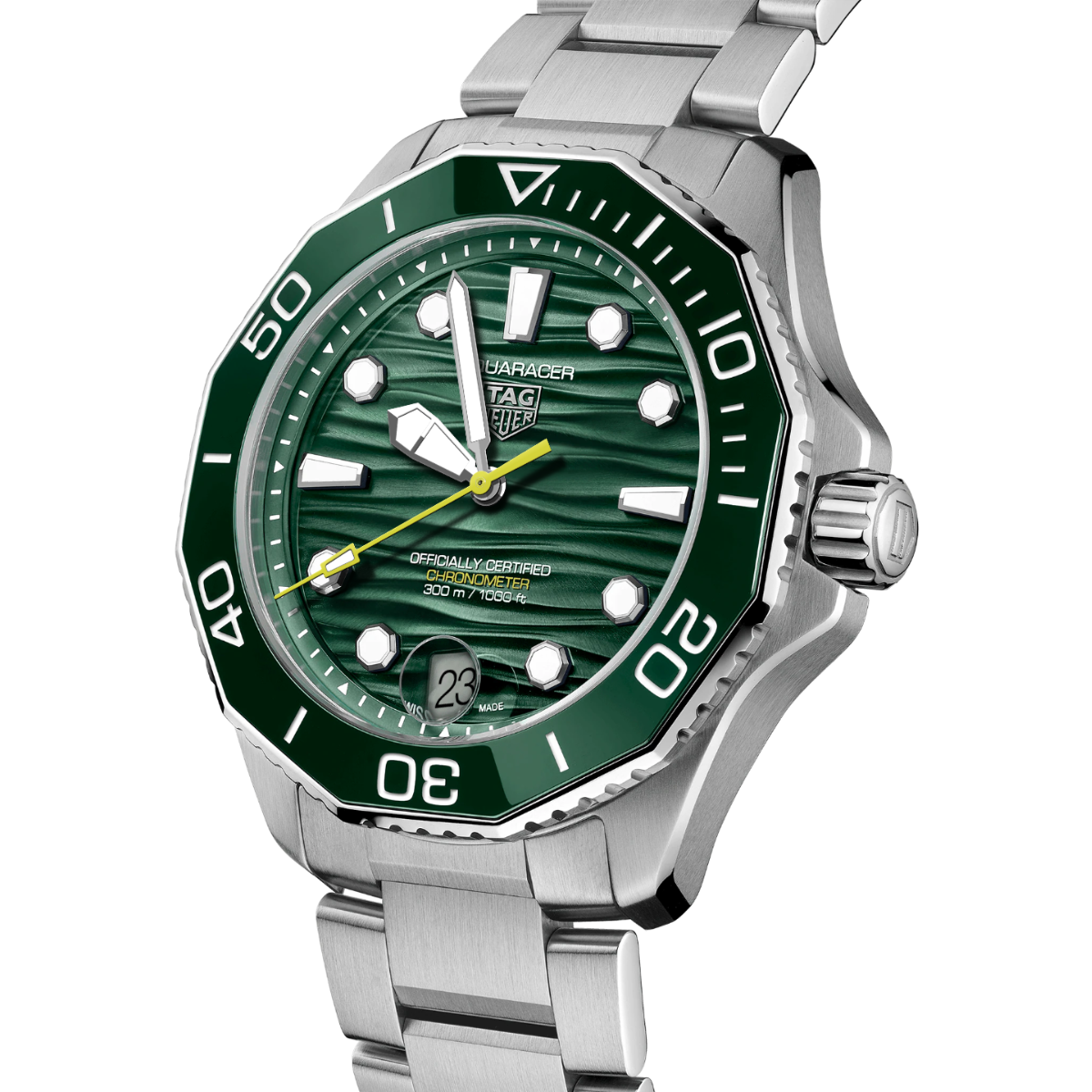 Relógio T.h Aquaracer Verde Professional 300 Date
