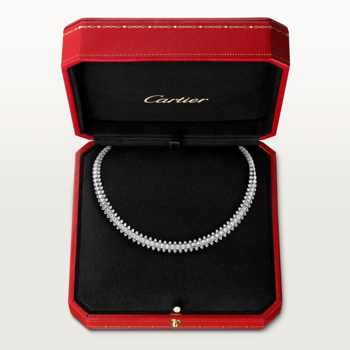 Colar Choker Clash Flexivel - Prata 925