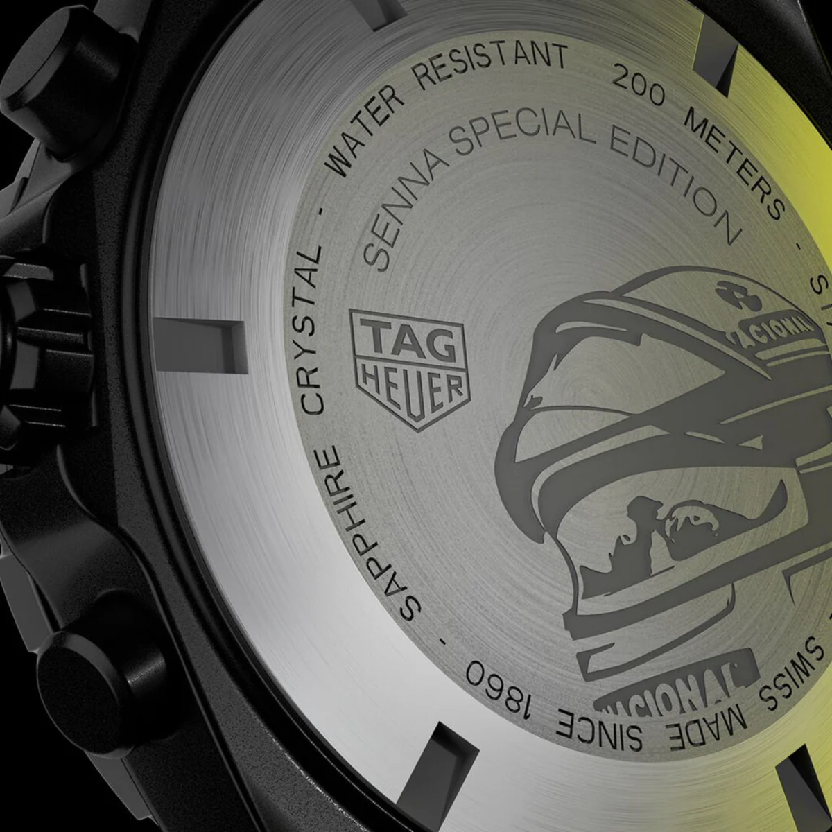 Relógio T.H Formula 1 Senna Edição Especial Pulseira de Couro