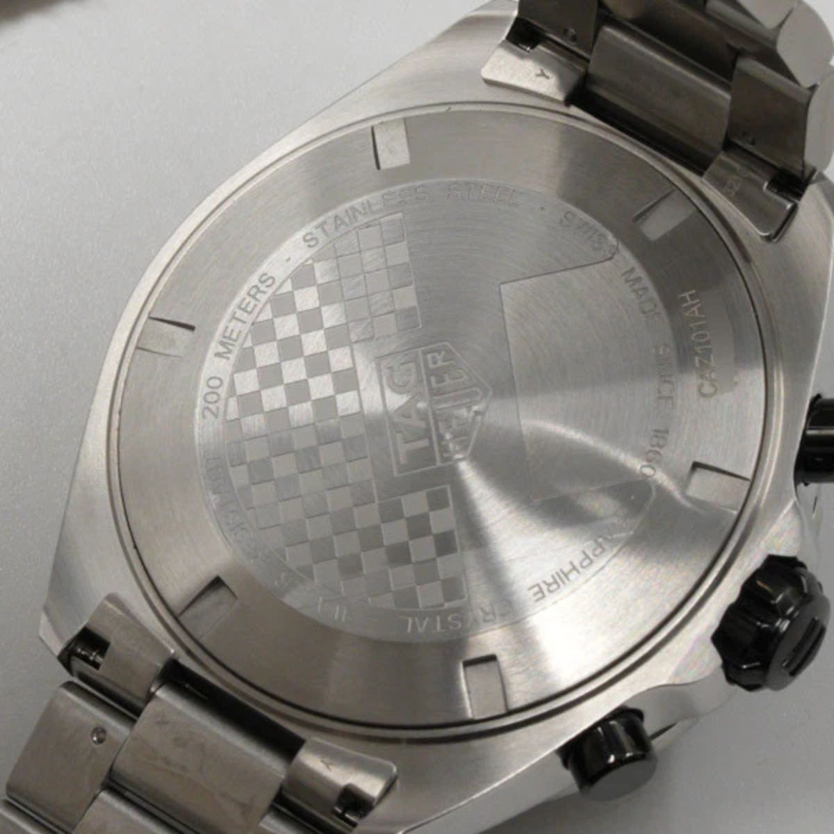 Relógio T.H Formula 1 Chronograph Ponteiro Laranja